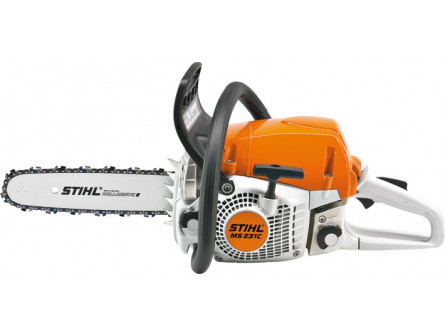 TRONÇONNEUSE STIHL MS 231 C-BE AVEC 2 CHAINES D'ORIGINE