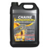 HUILE DE CHAÎNE DE 5LLe Bidon d'huile de chaîne de 5 Litres est un lubrifiant pour chaine utilisable pour tous types de tronçonneuses et de guides.